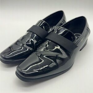 Calvin Klein Bernard Slip-On Men’s Dress Shoes in Black Patent Leather - Size 8